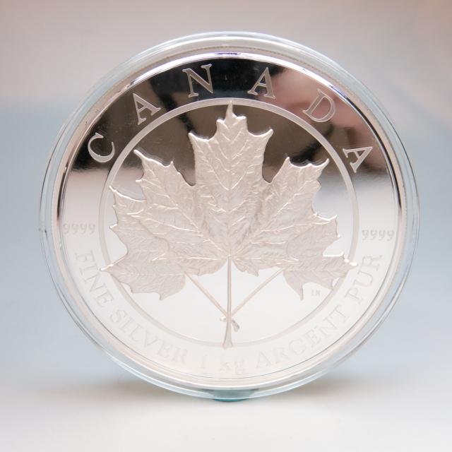 RCM 'Maple Leaf Forever' $250 One Kilo Fine Silver Coin