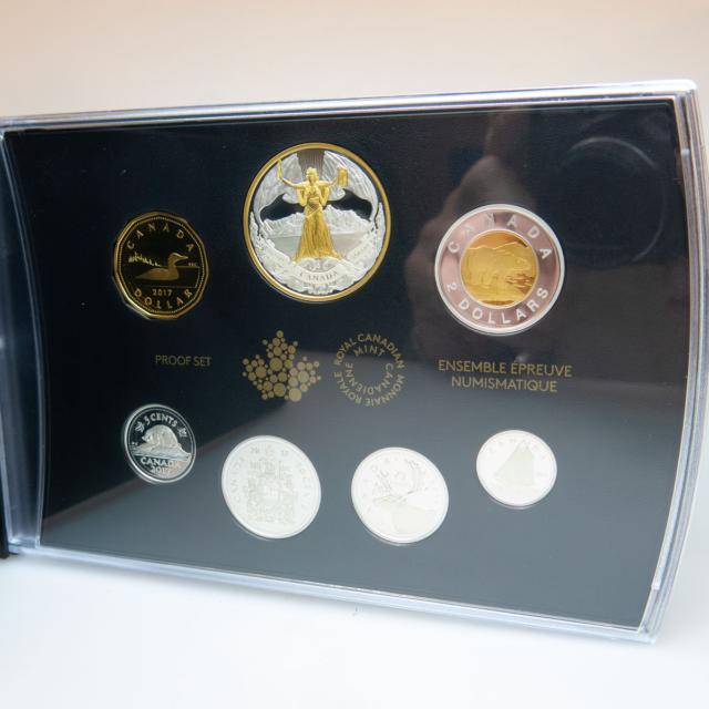 2 x 2017 Canadian Fine Silver Proof Coin Sets