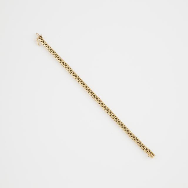 14k Yellow Gold Straightline Bracelet