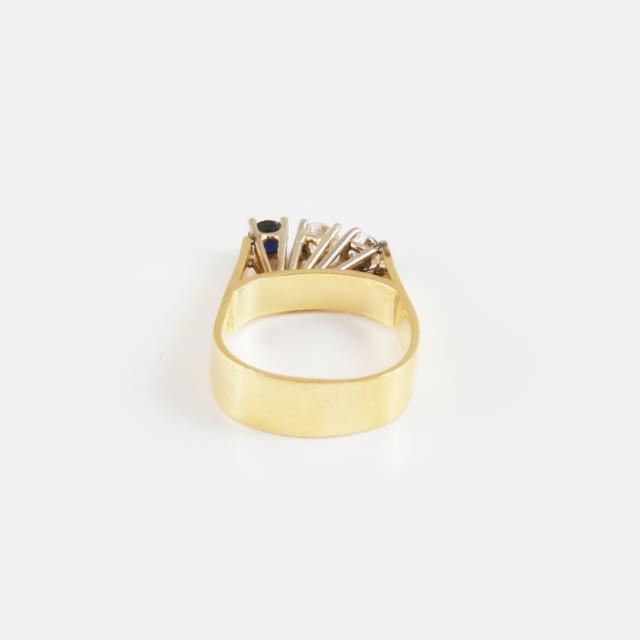 Pelegrin 18k Yellow Gold Asymmetrical Ring