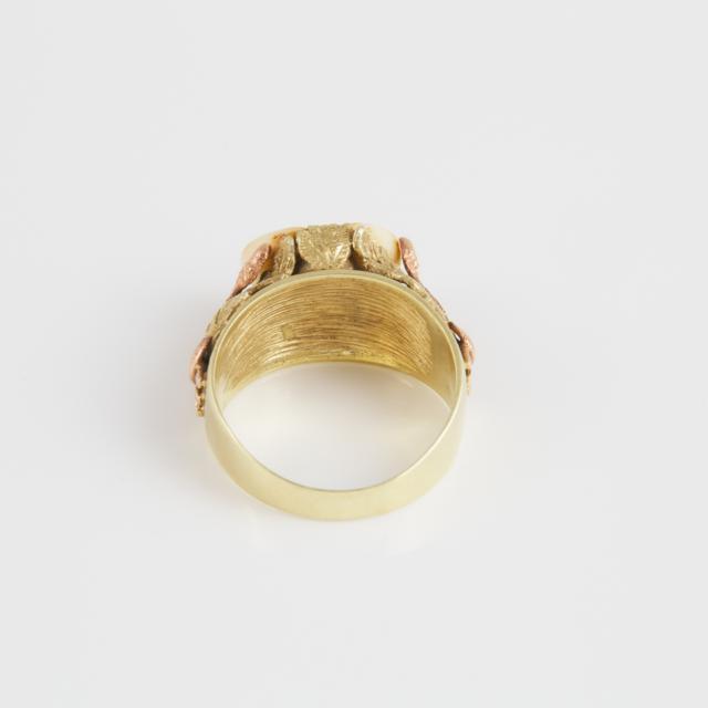 14k Yellow And Rose Gold Ring