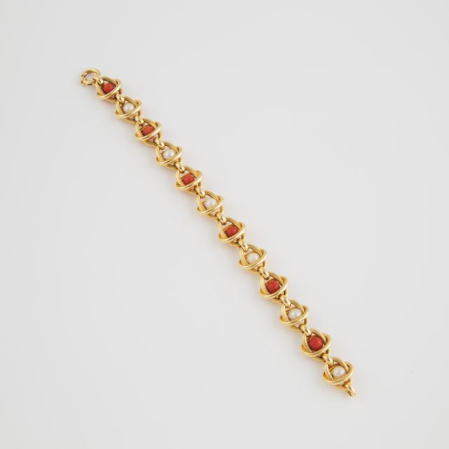 Portuguese 800 Grade Yellow Gold Bracelet 