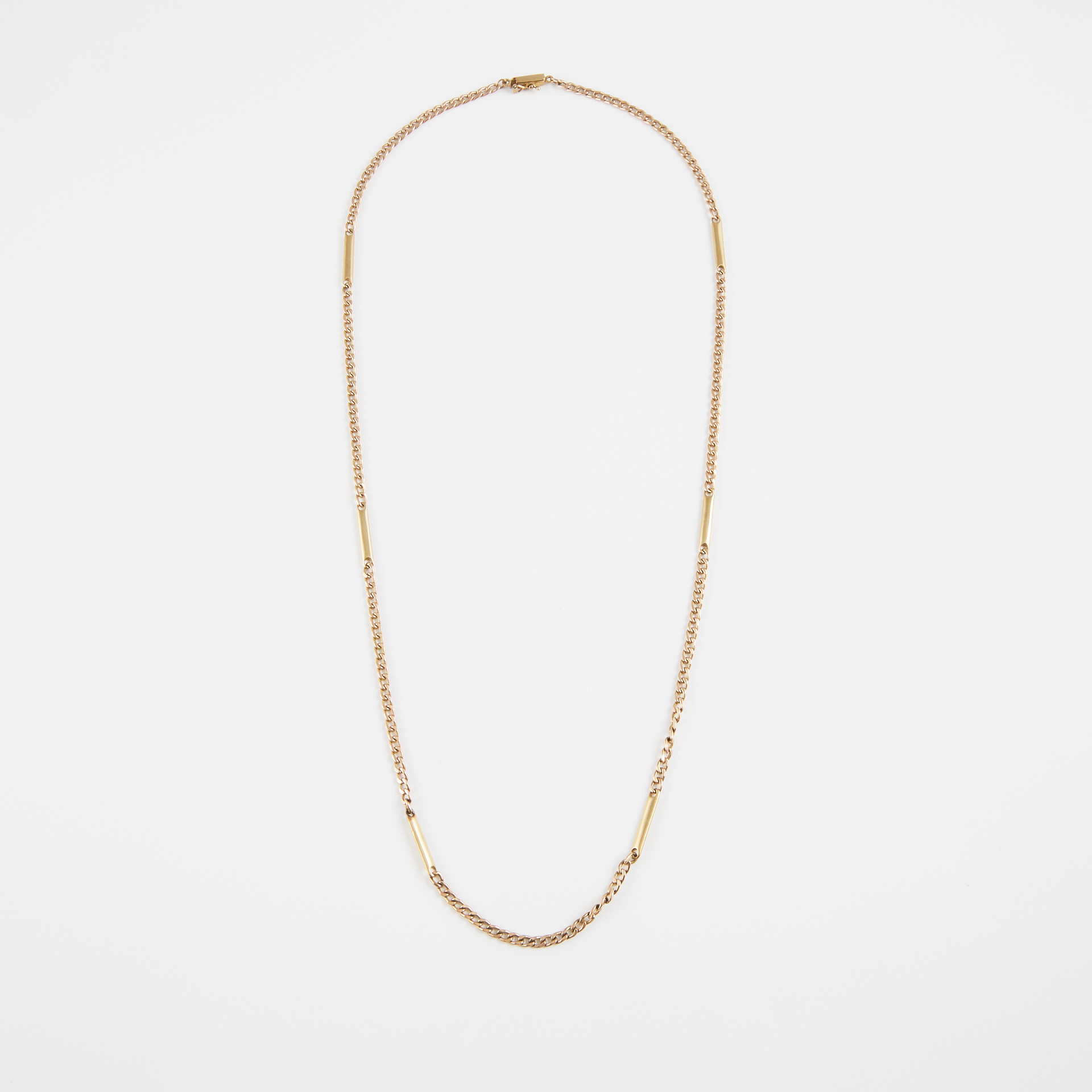 Italian 9k Yellow Gold Link Necklace