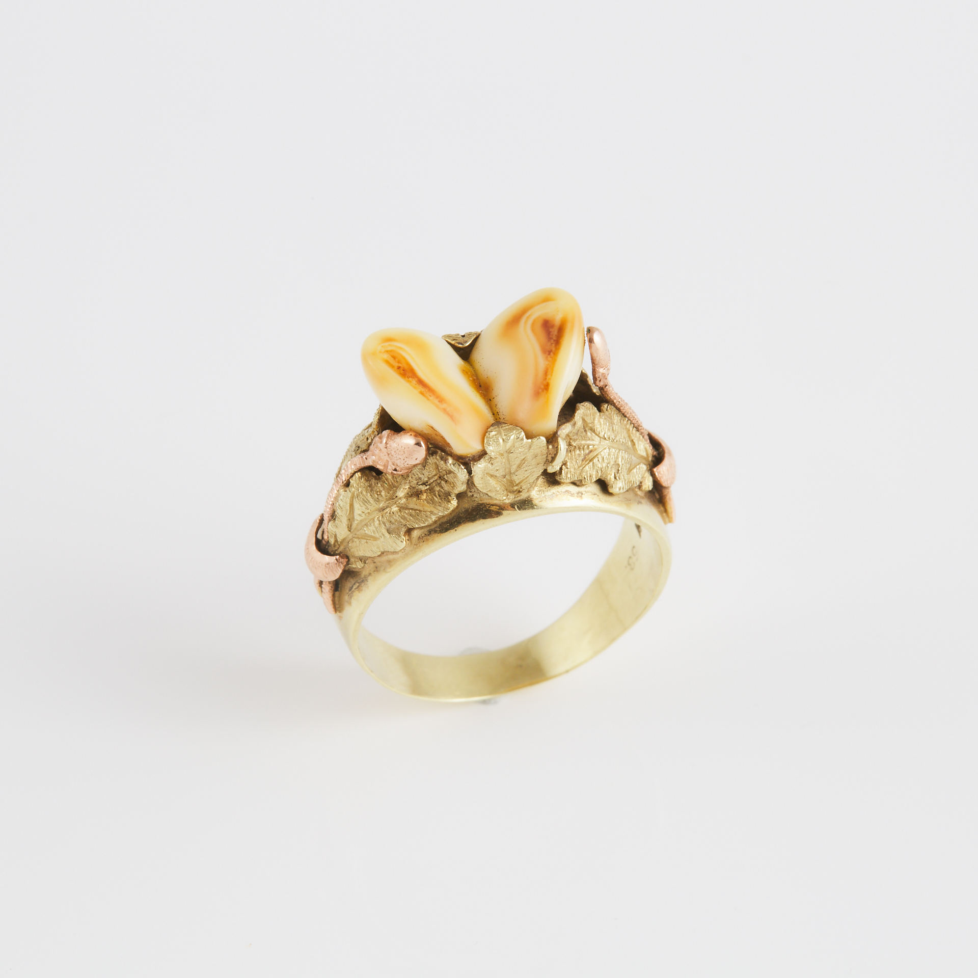 14k Yellow And Rose Gold Ring