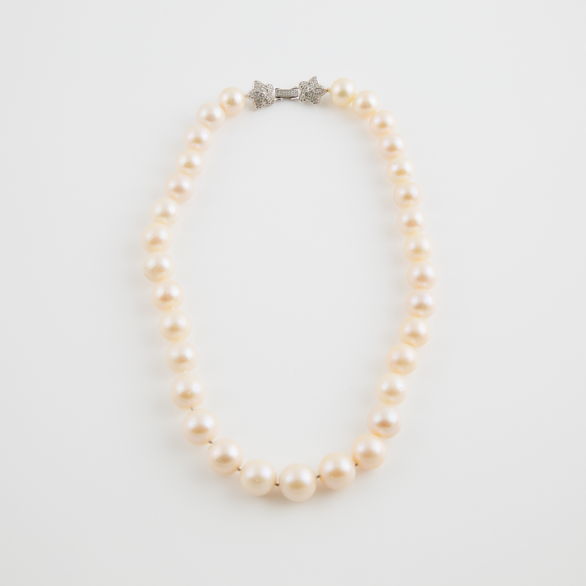 Single Strand Of Graduated Freshwater Pearls