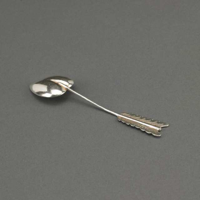 Russian Silver Cupid’s Arrow Spoon, Moscow, c.1850