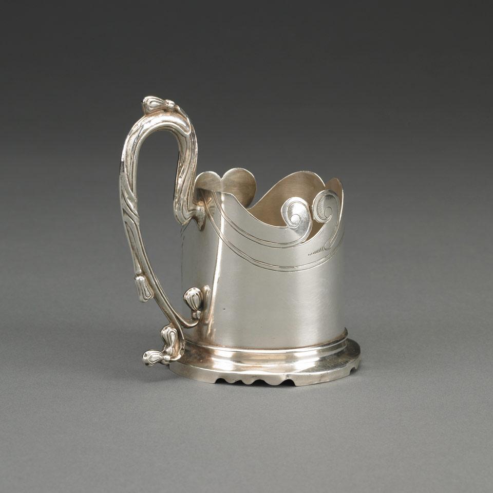 Russian Silver Tea Glass Holder, Moscow, c.1910