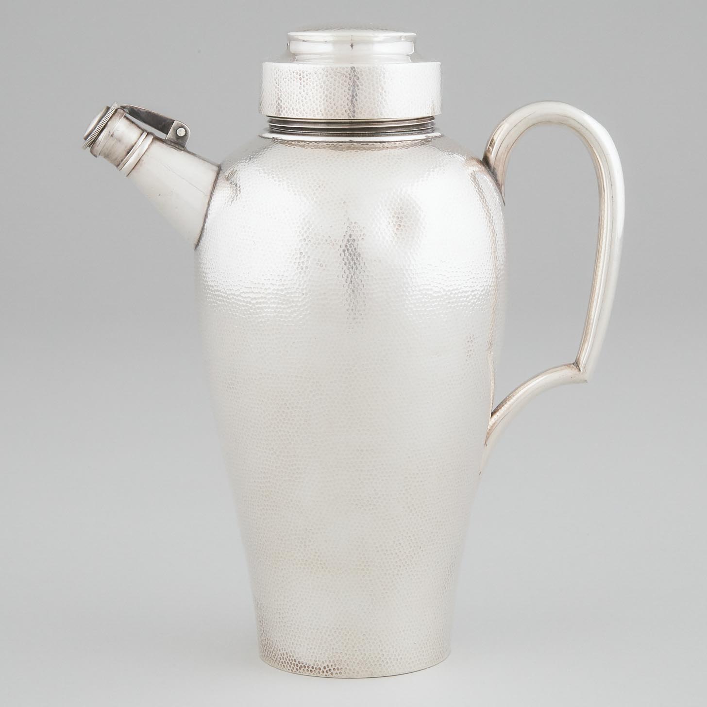 Silver Cocktail Shaker, probably Asian, early 20th century