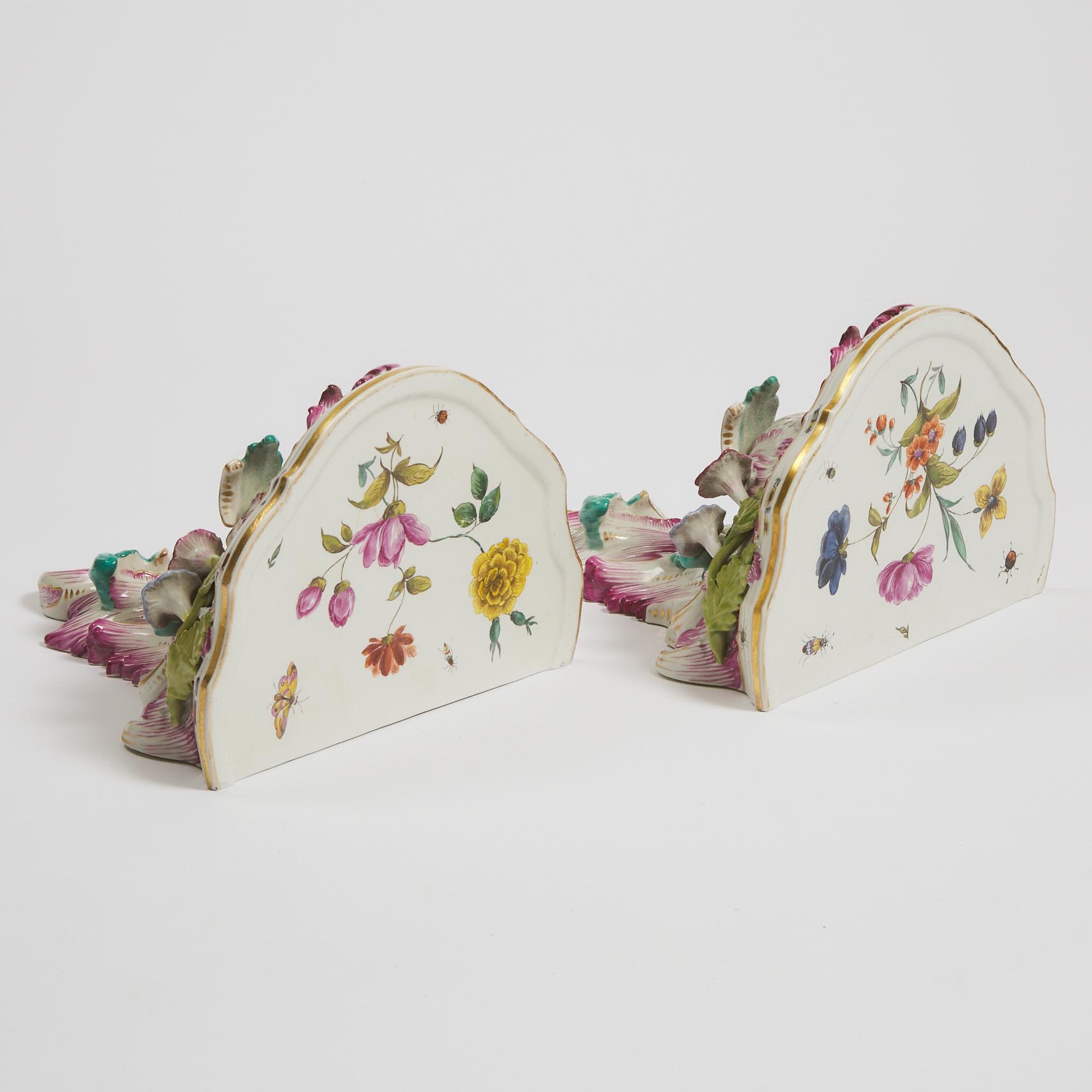 Pair of Berlin Wall Brackets, late 19th/early 20th century