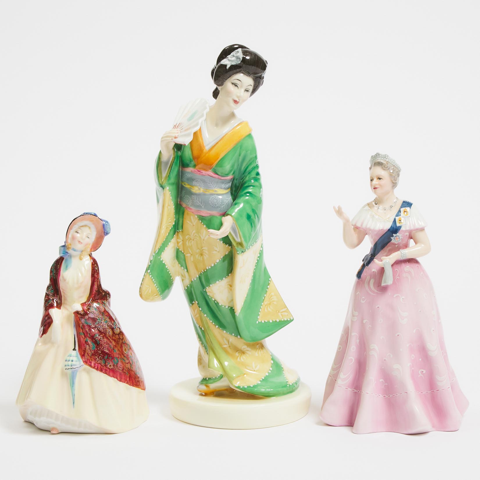 Three Royal Doulton Figures, 20th century