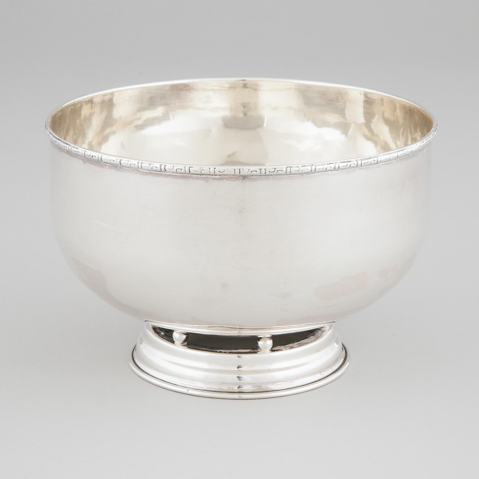 Canadian Silver Bowl, Carl Poul Petersen, Montreal, Que., mid-20th century