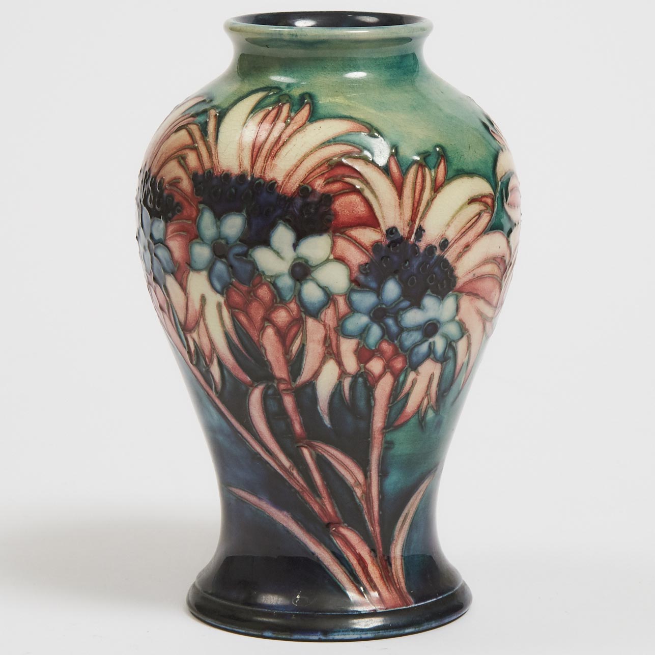 Moorcroft Cornflower Vase, c.1928-30
