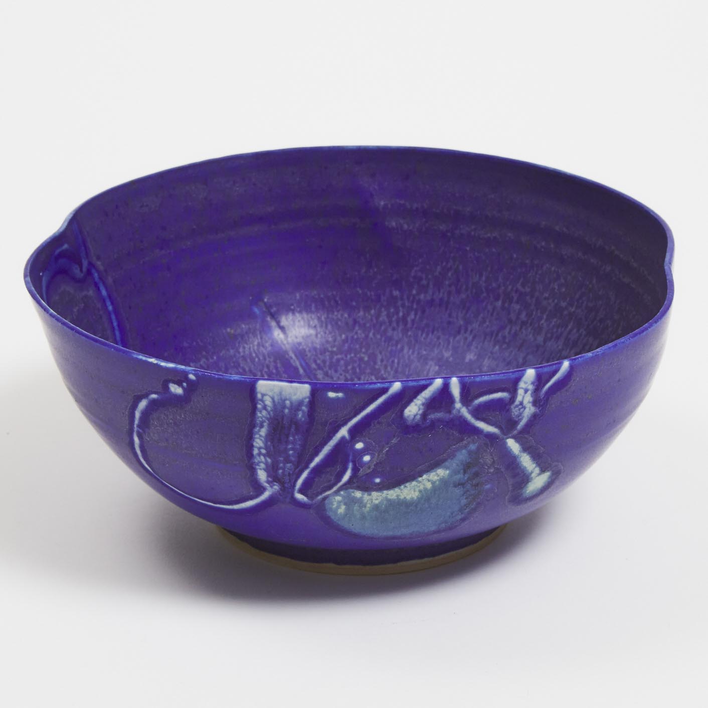 Kayo O'Young (Canadian, b.1950), Blue Glazed Bowl, 2000