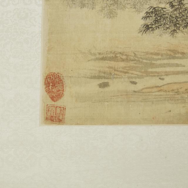 Xie Lifu (1760-1831), Two Landscape Paintings