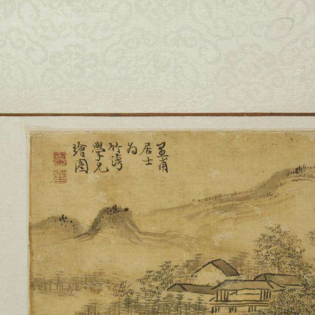 Xie Lifu (1760-1831), Two Landscape Paintings