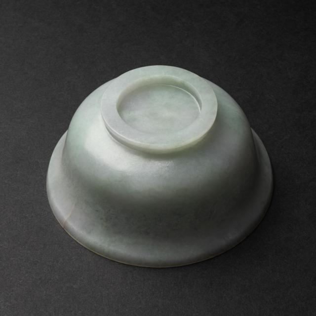 A Jadeite Bowl, Qianlong Period, 18th Century