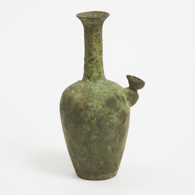 A Bronze Water Bottle (Kundika), Goryeo Dynasty, 12th Century