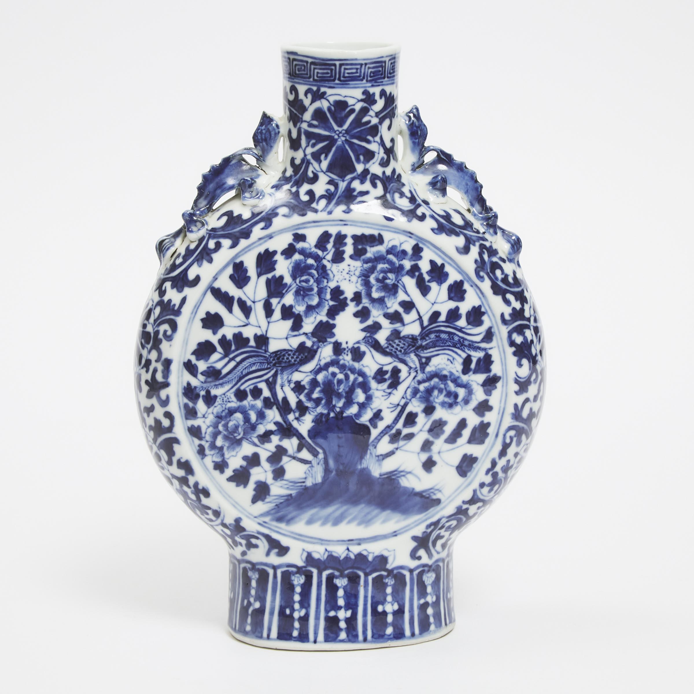 A Blue and White Moonflask, Early 19th Century