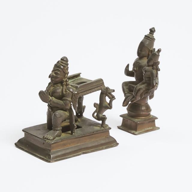 An Indian Bronze Figure of Lakshminarayana, 17th Century or Later