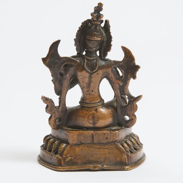 A Copper/Bronze Figure of Tara, Nepal, 19th Century