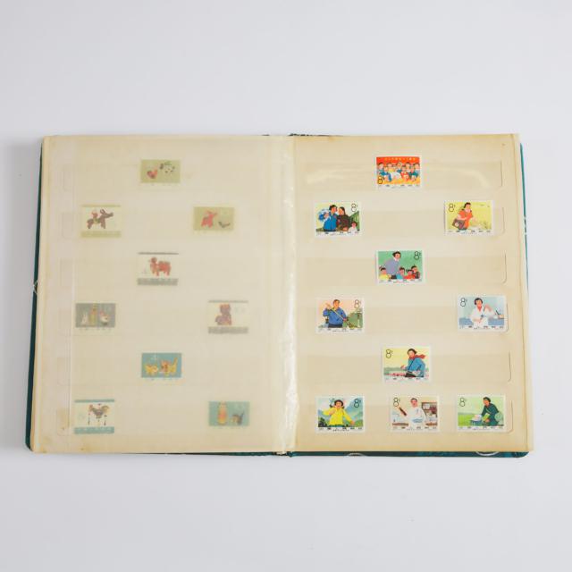 An Album of Approximately Two Hundred People's Republic of China Stamps, 1954-1973