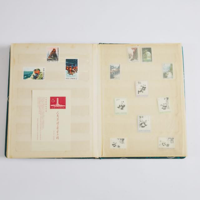 An Album of Approximately Two Hundred People's Republic of China Stamps, 1954-1973