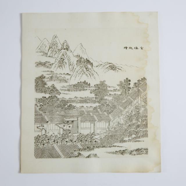 A Set of Twelve Prints of the Sino-French War (1883-1885), Qing Dynasty