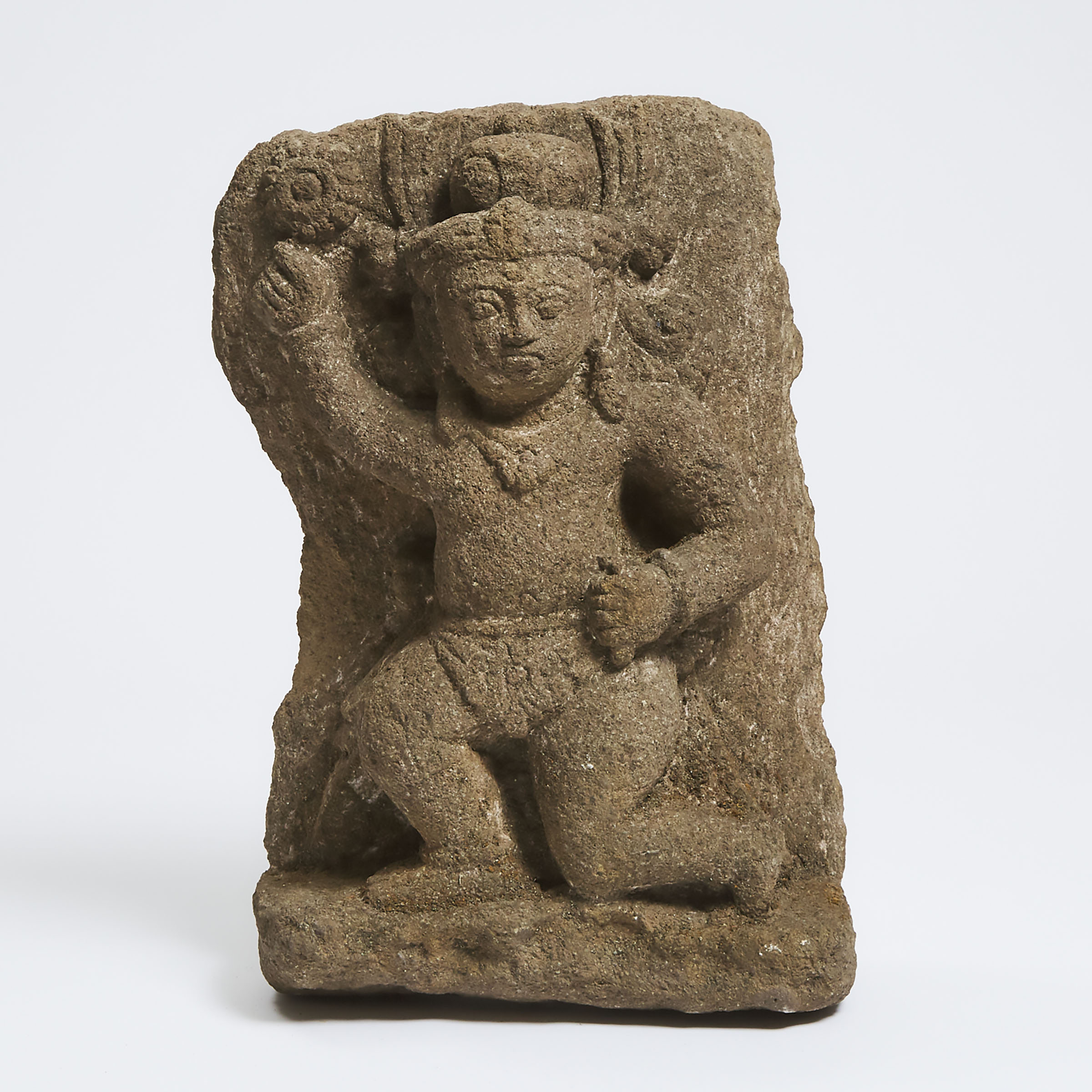 An Andesite Stele of Kubera, Majapahit Empire, Java, 14th Century