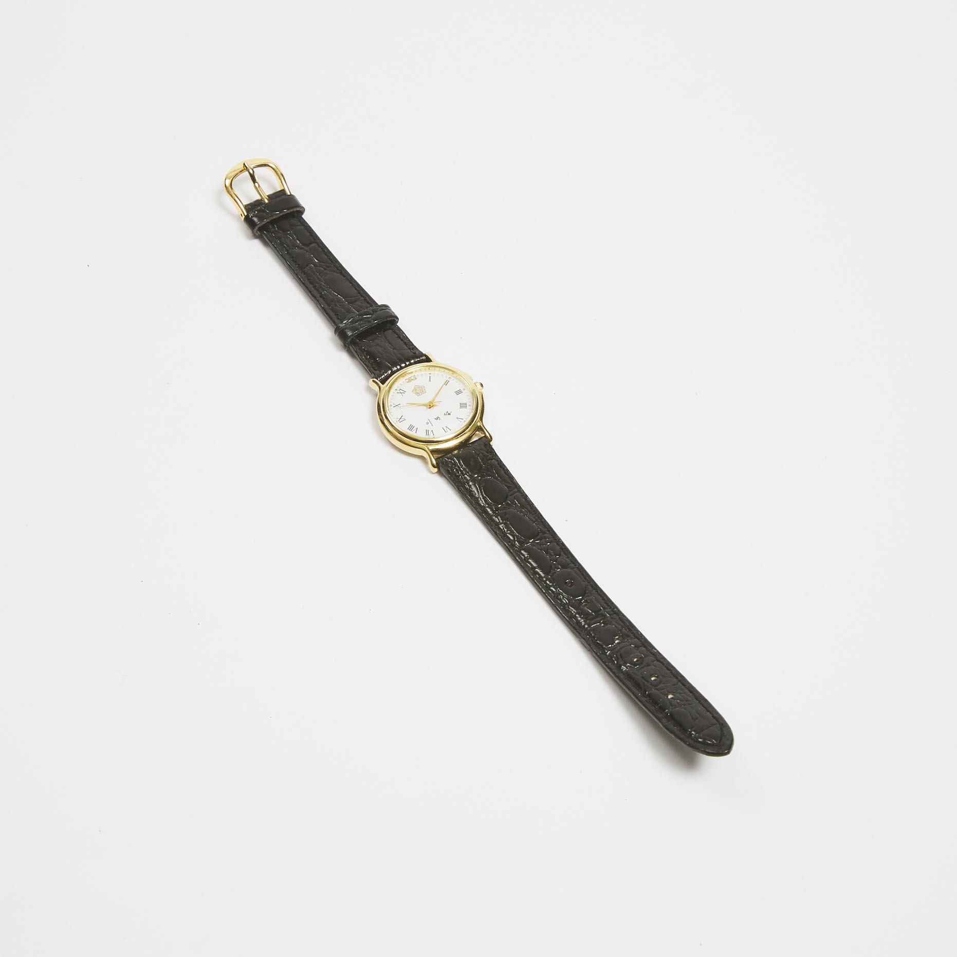A Korean Wristwatch, With the Former National Assembly Speaker Lee Man Sop's (이만섭) Signature, Circa 1995