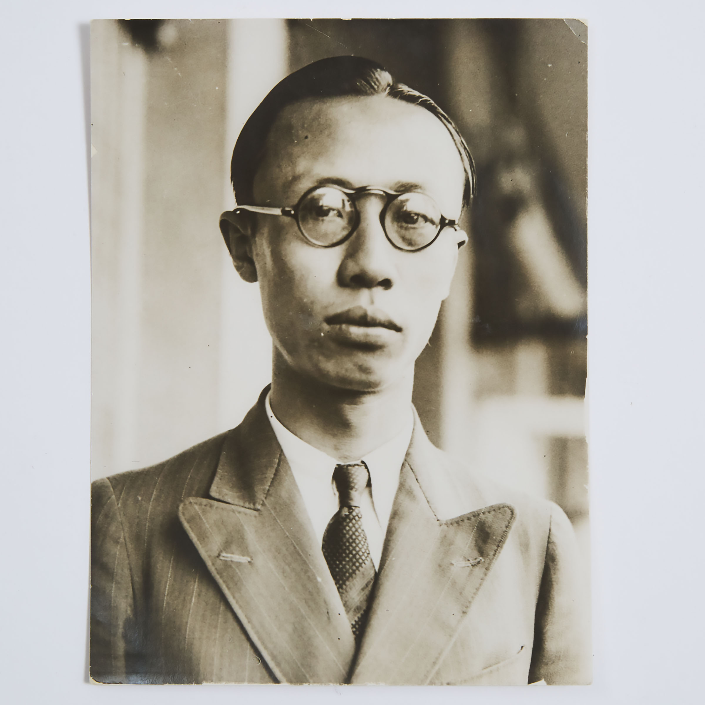 A Photograph of Emperor Xuantong (Puyi), Circa 1932