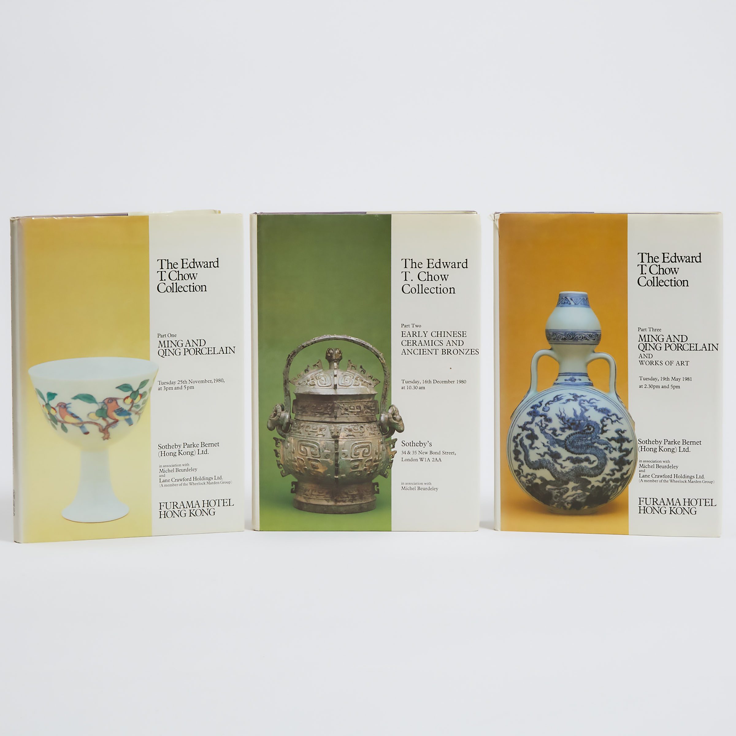 A Group of Edward T. Chow Collection Sotheby's Catalogue Books, 1980