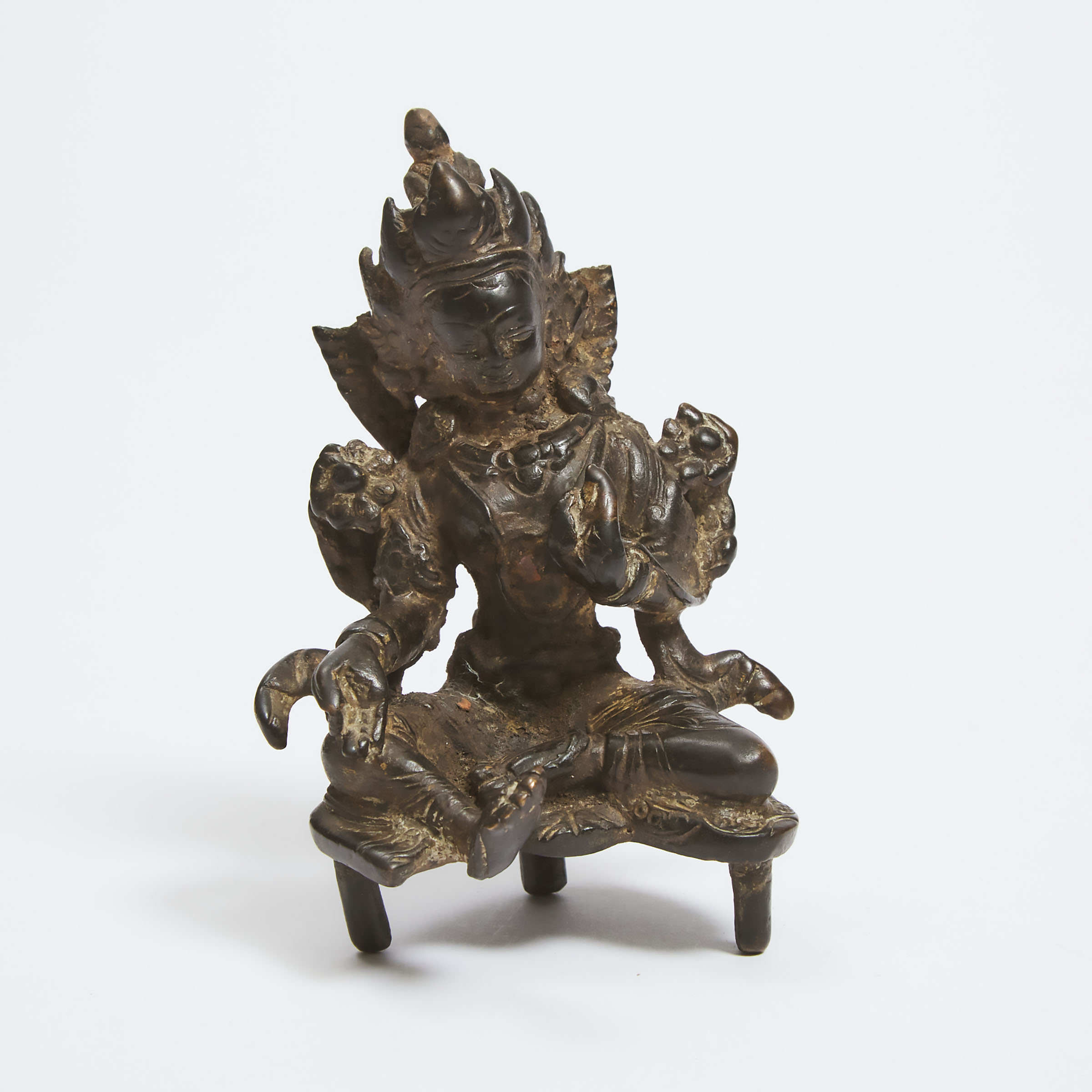A Bronze Figure of Tara, Tibet/Nepal, 17th/18th Century