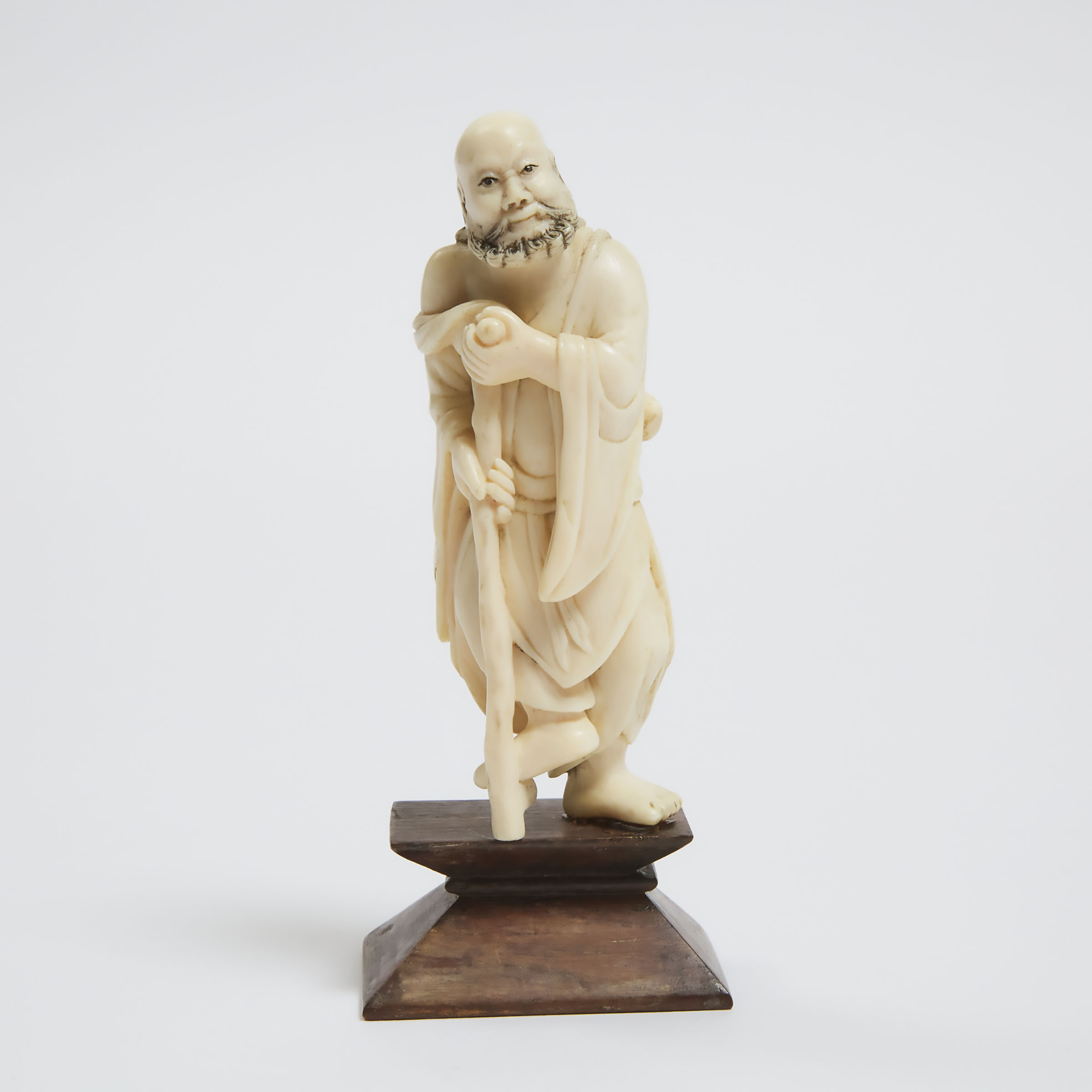 A Small Ivory Figure of Li Tieguai, 18th/19th Century
