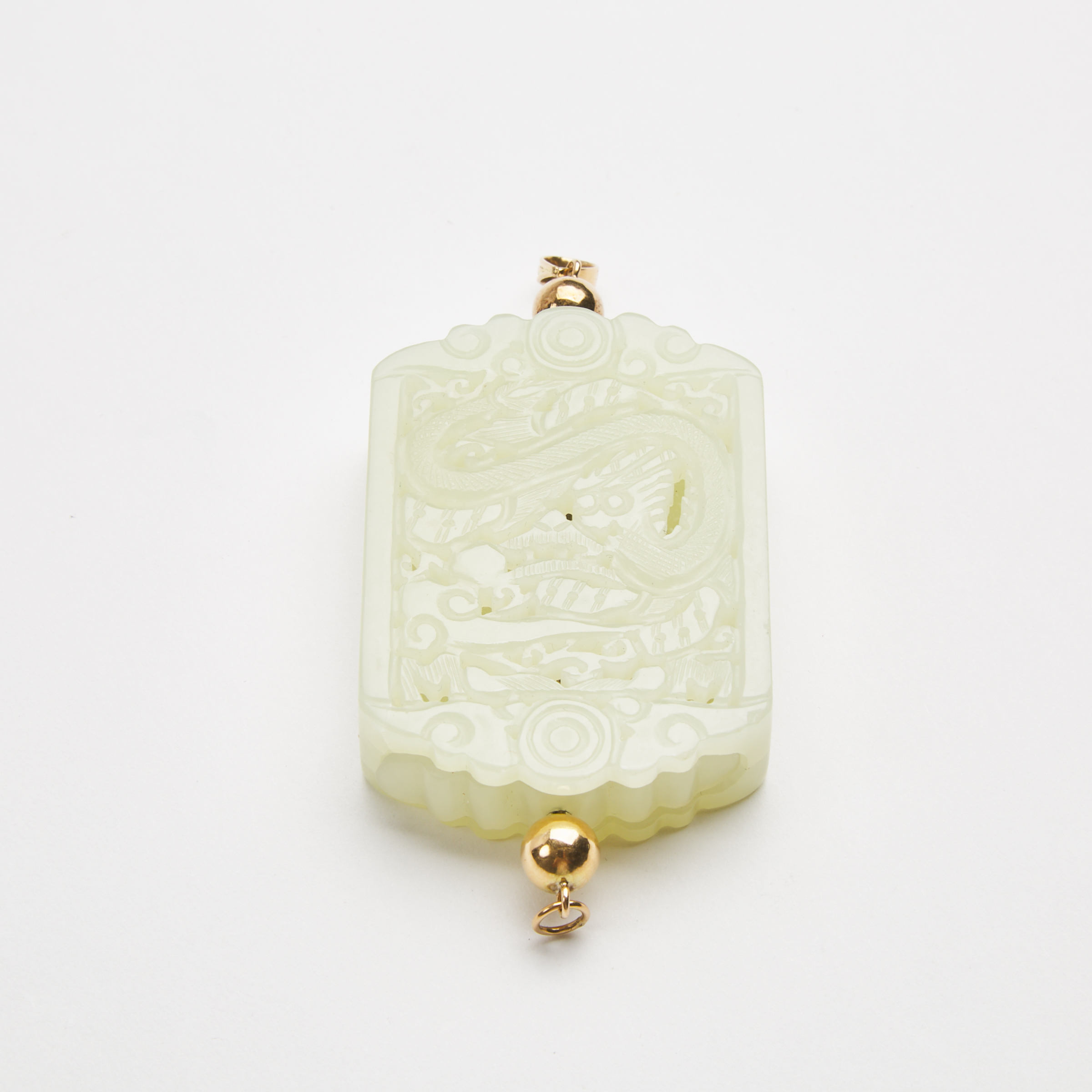 A Reticulated White Jade Pomander, 19th Century or Later
