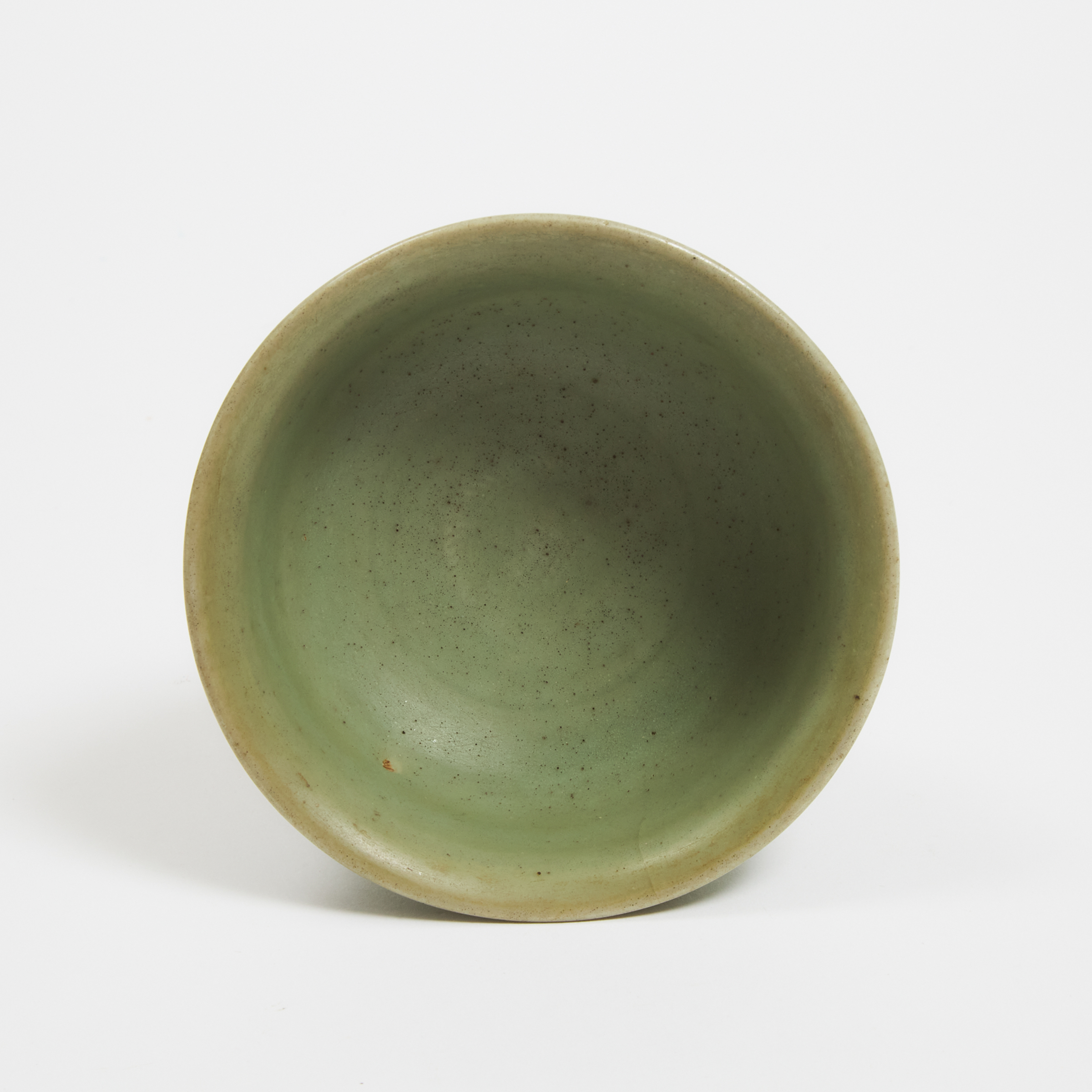 A Longquan Celadon Stem Cup, Yuan Dynasty, 14th Century
