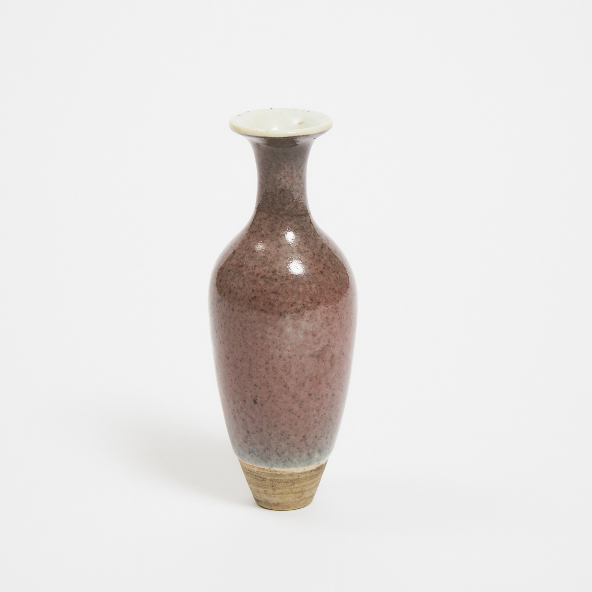 A Peachbloom-Glazed Vase, Kangxi Mark, 19th Century