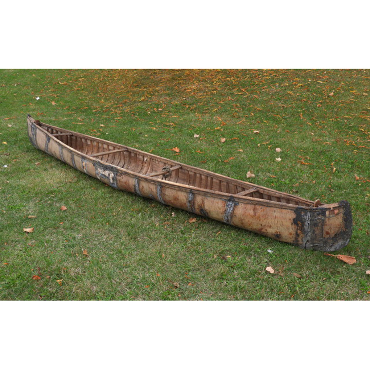 Algonquian Birch Bark Canoe, Avon Bay, Lake Joseph in the Muskokas, Ontario, c.1900