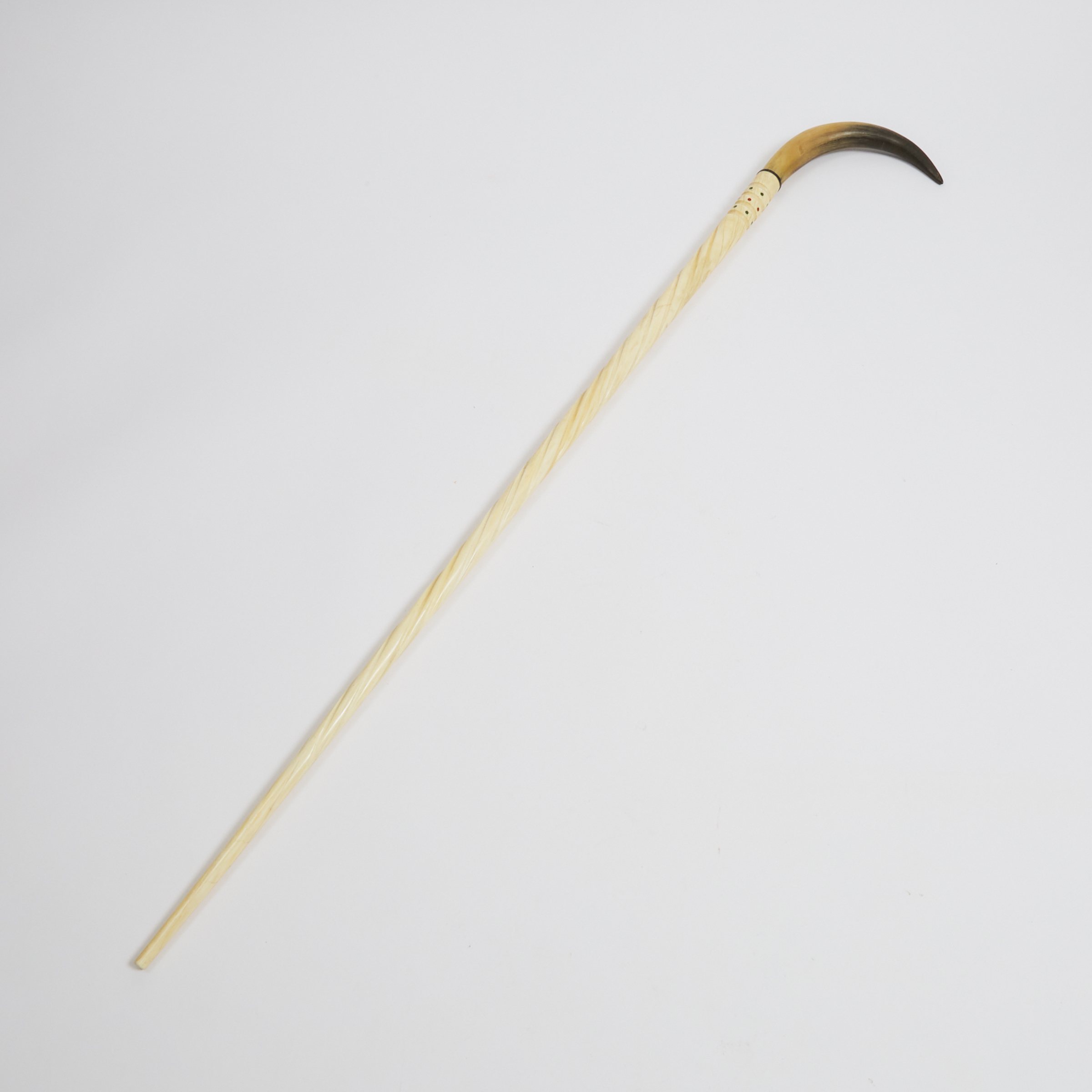 Narwhal Tusk Cane, early-mid 20th century