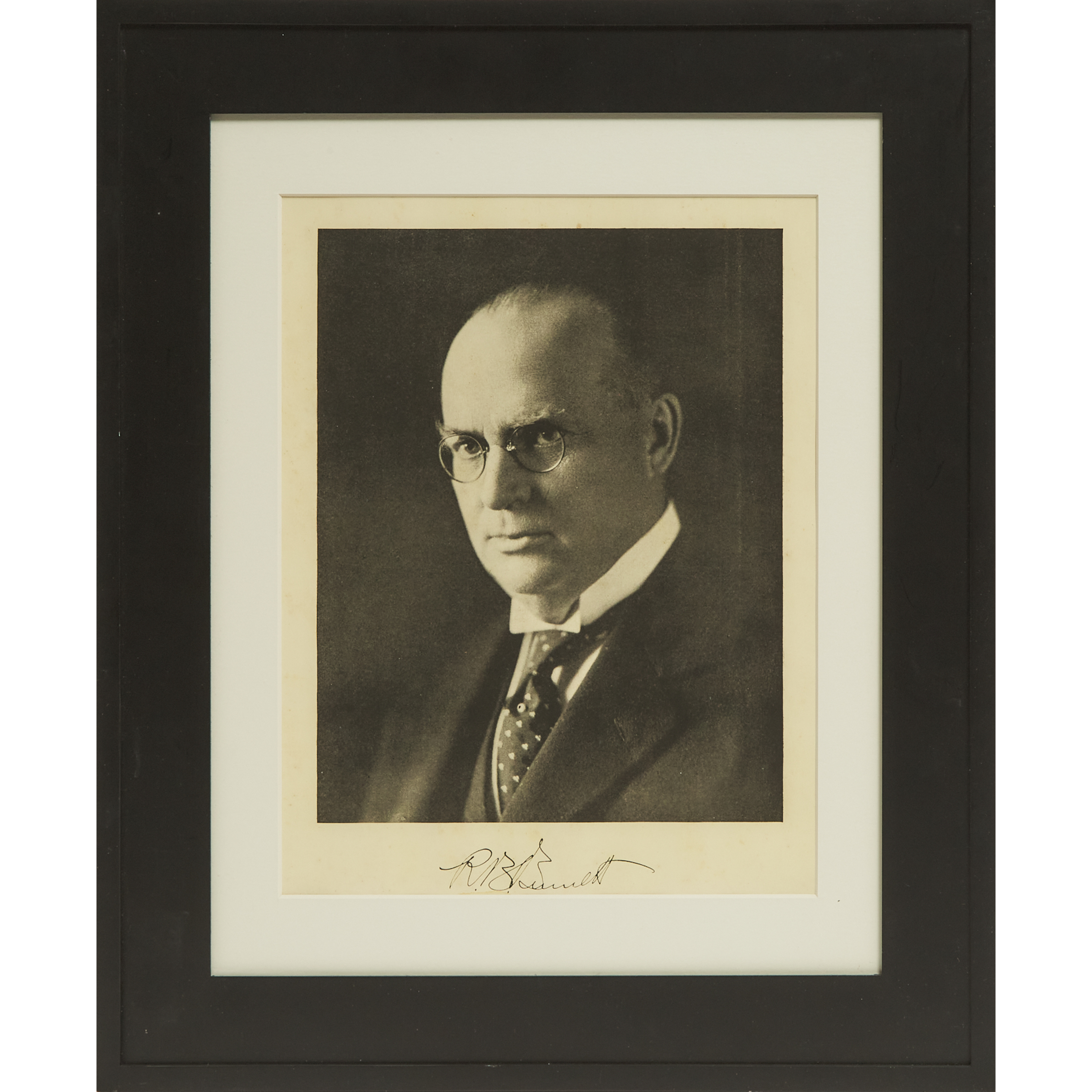 Robert Bedford Bennett Signed Photograph, c.1930
