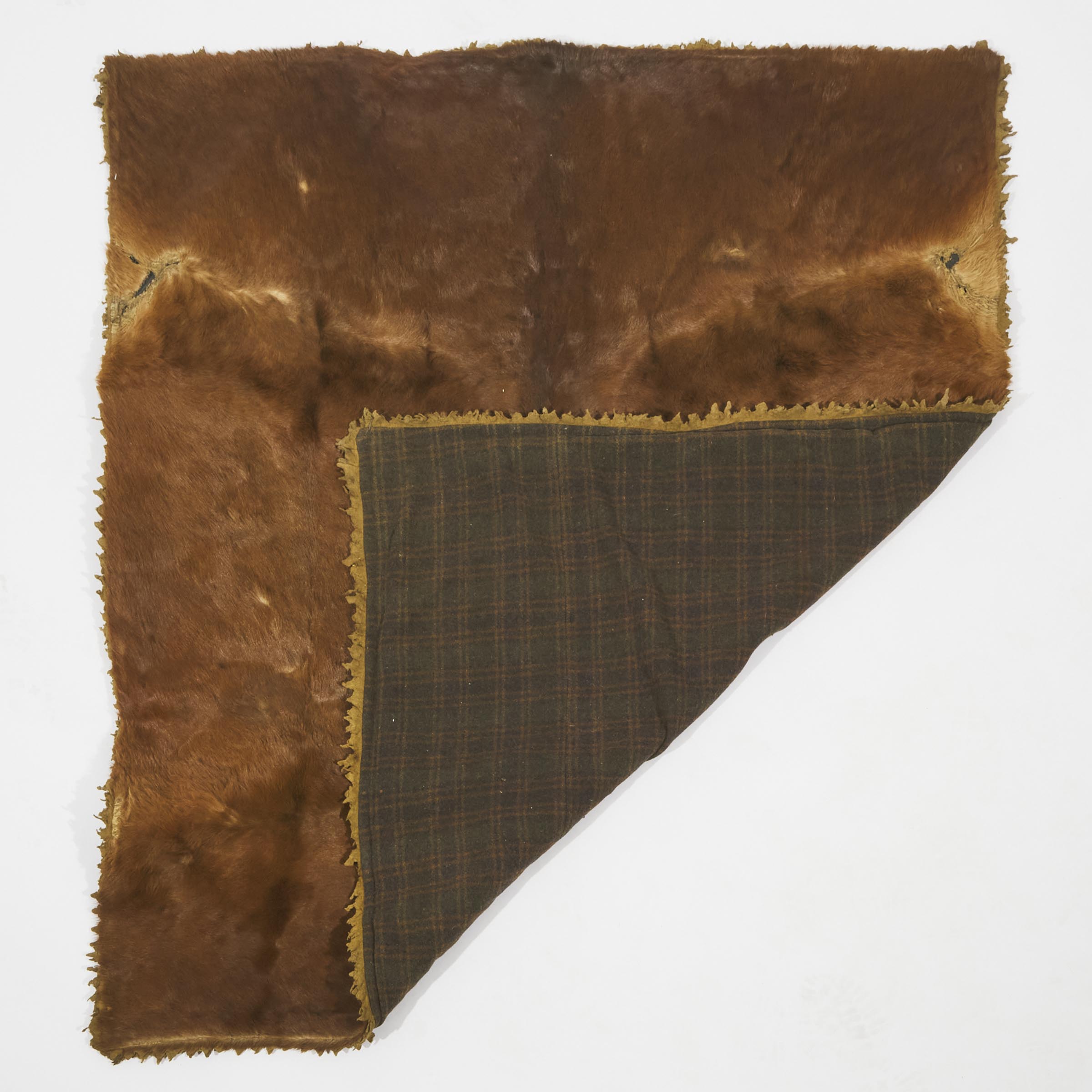 Cowhide Cutter Blanket, 19th/early 20th century 