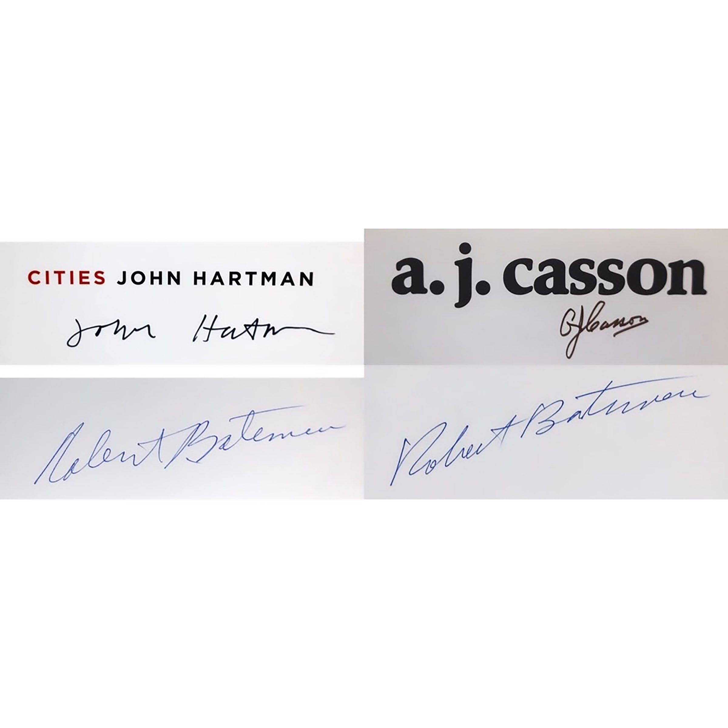 JOHN HARTMAN; A.J. CASSON; WILLIAM KURELEK; ROBERT BATEMAN (2)  