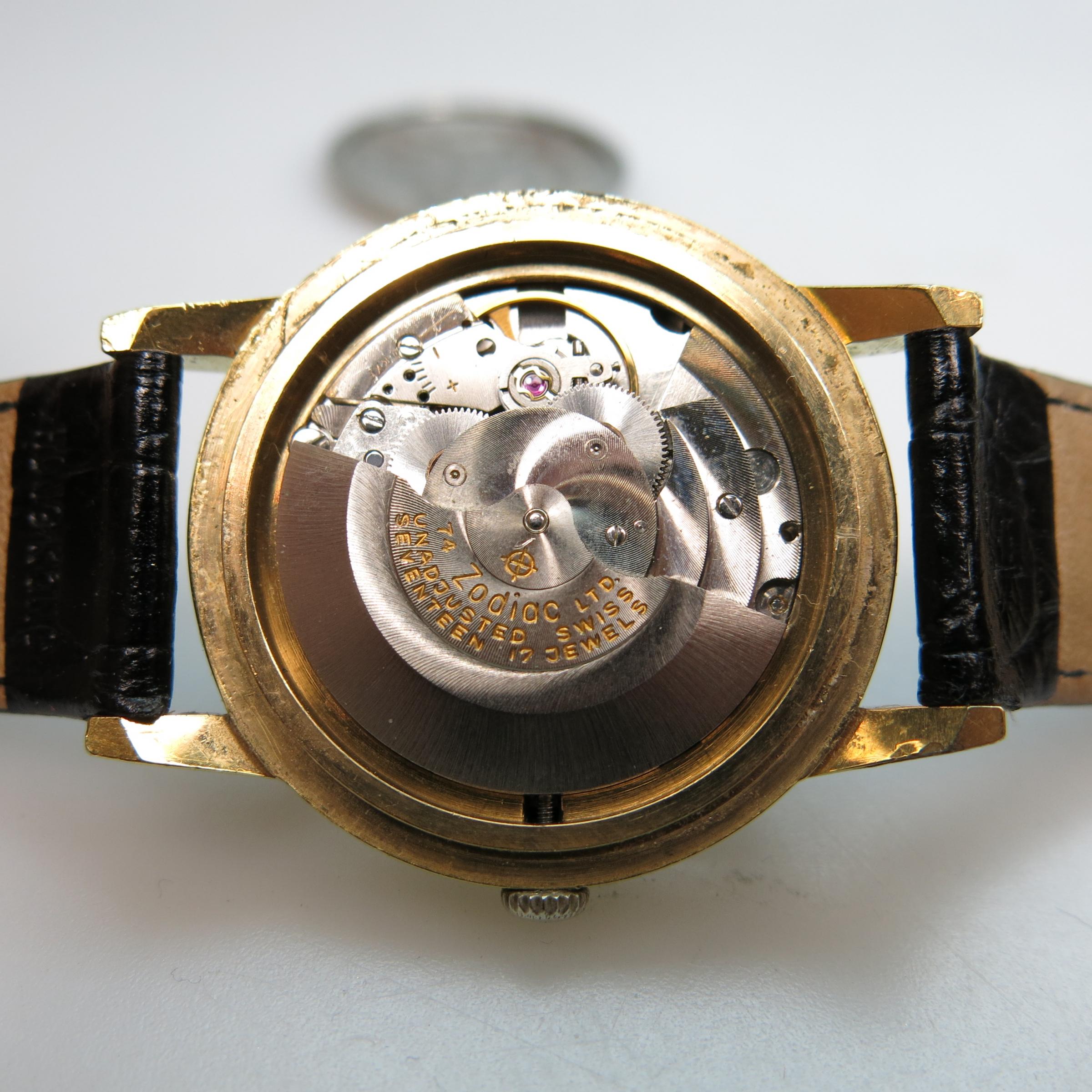 Zodiac Automatic Wristwatch With Triple Date And Moonphase