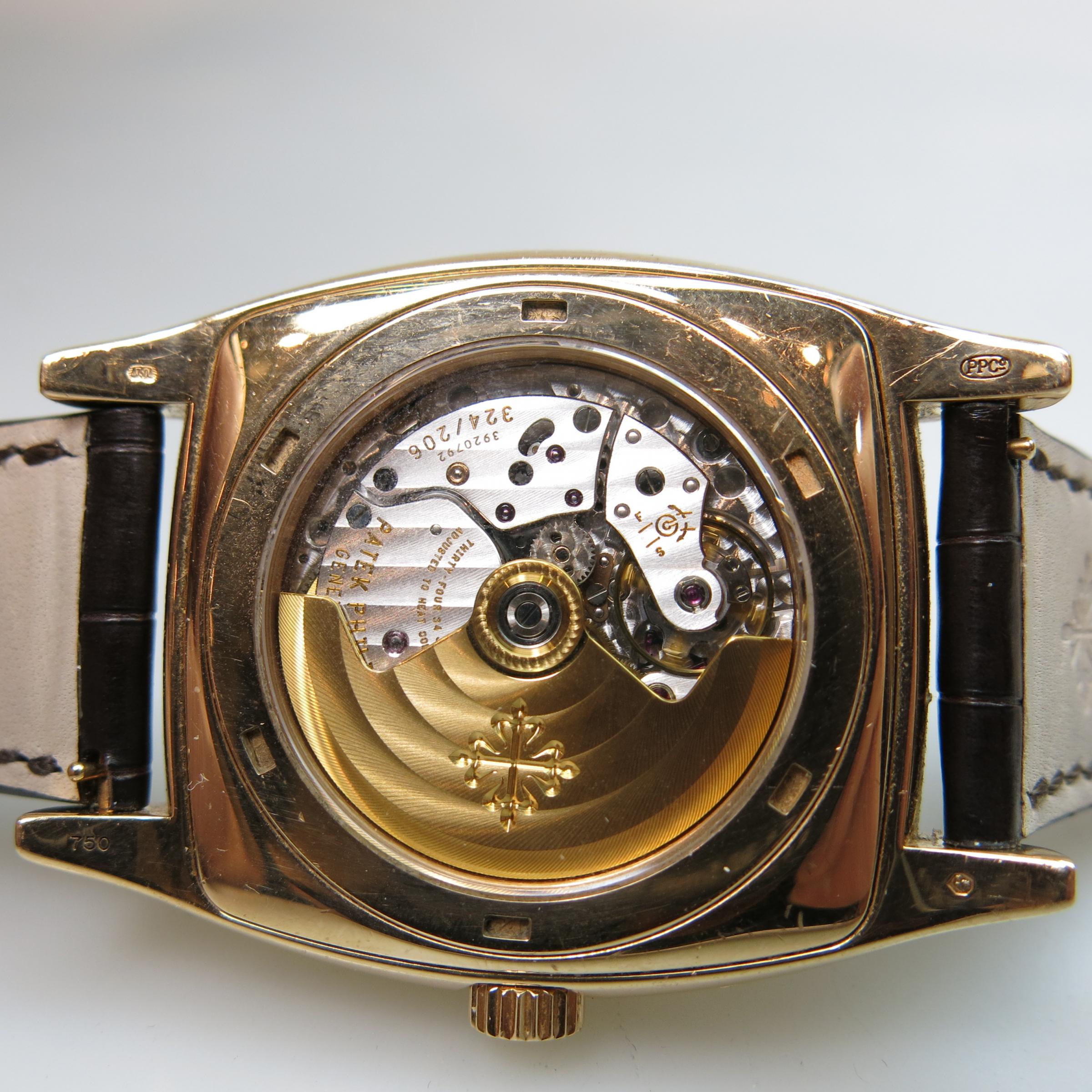 Patek Philippe 'Gondolo' Wristwatch With Triple Date And Moon Phase