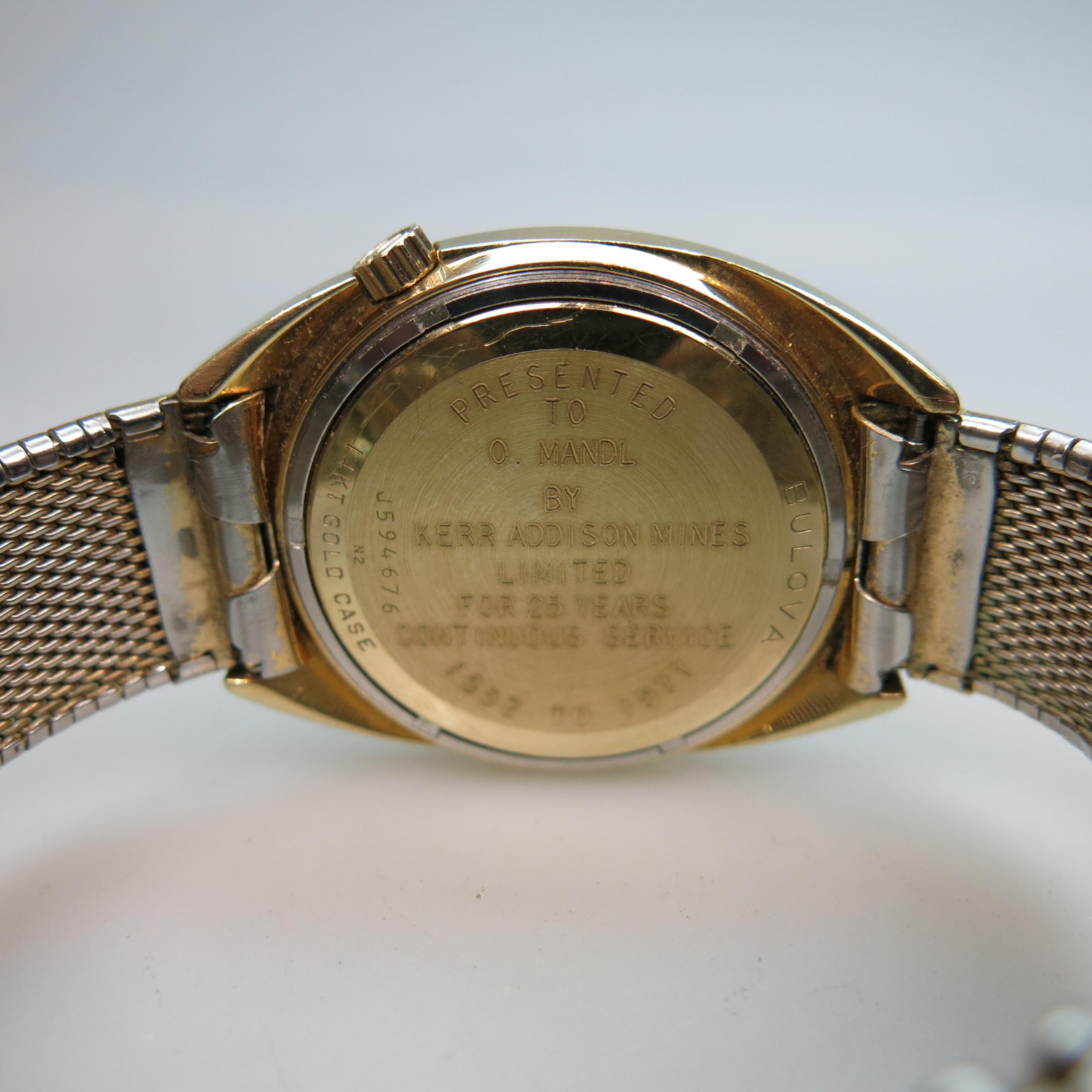 Bulova Accutron Wristwatch With Day And Date
