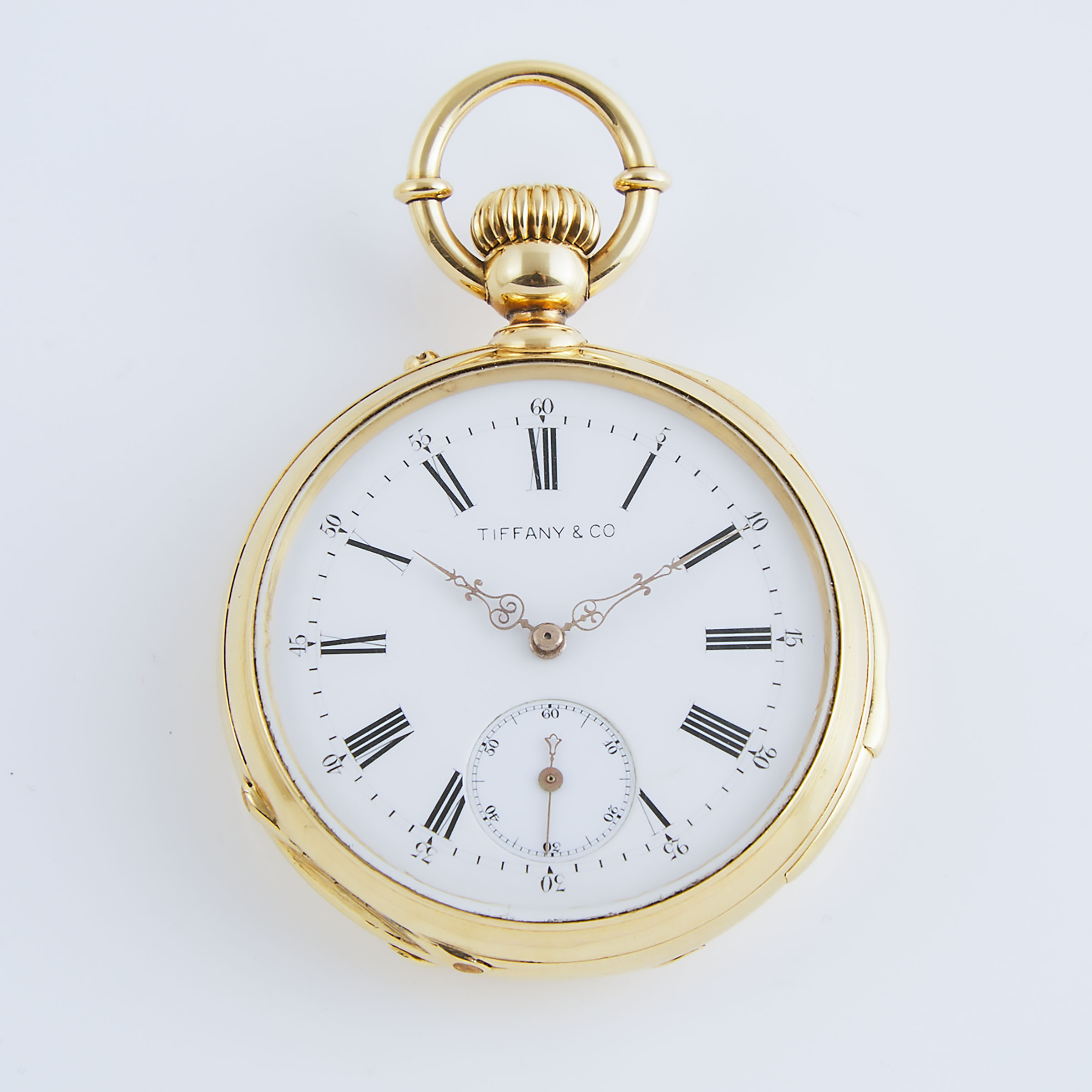 J.A.Jaccard & Co. Openface Stem Wind Pocket Watch With Quarter Repeat