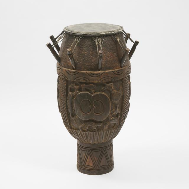 Ashanti Drum, Mali, West Africa, late 20th century