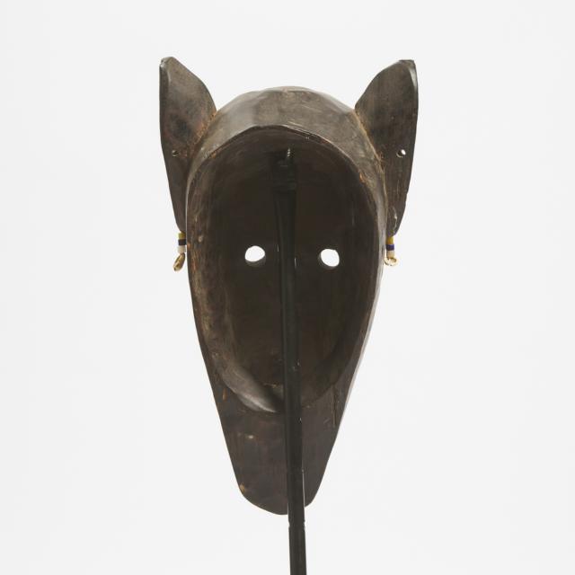 Modern Bamana Zoomorphic Mask, Mali, West Africa
