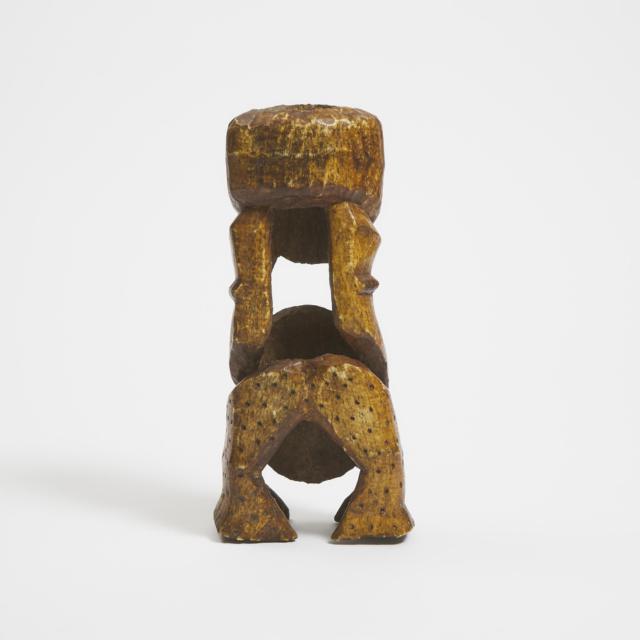 Large Lega Hippo or Elephant Bone Carving, Democratic Republic of Congo, Central Africa, 20th century