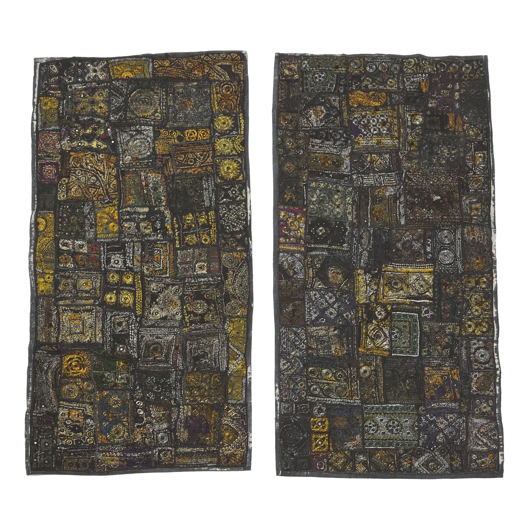 Two Indian Patchwork Textiles, mid 20th century