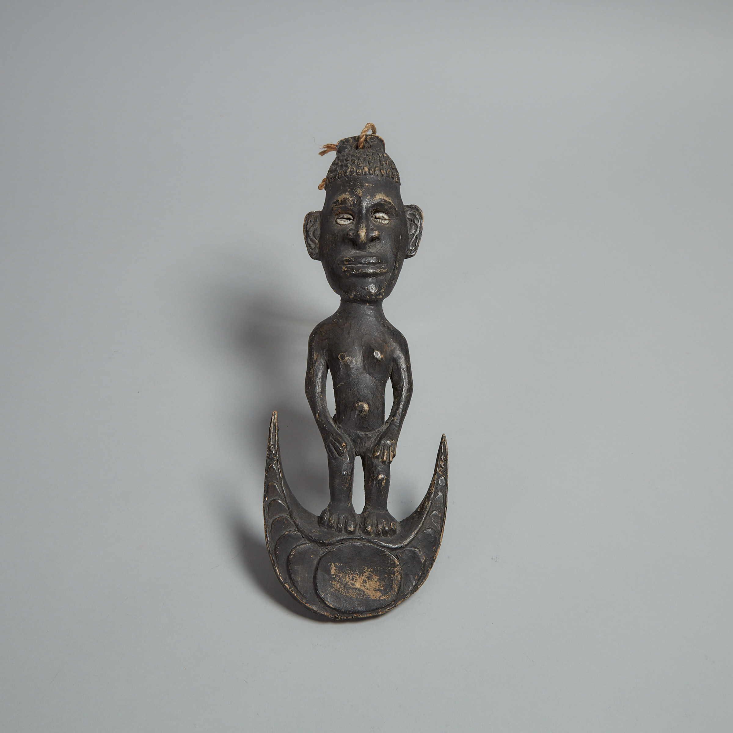 Sepik River Figural Suspension/Food Hook, Papua New Guinea, mid to late 20th century